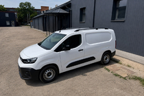 Citroen Berlingo/Multispace 2018- рр. Рейлінги чорні (турецький дизайн) Стандартна, Пластикові ніжки фото 6