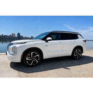 Інтегровані рейлінги чорні OEM (Алюміній) Mitsubishi Outlander 2021- рр. фото 1
