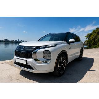 Інтегровані рейлінги чорні OEM (Алюміній) Mitsubishi Outlander 2021- рр. фото 4