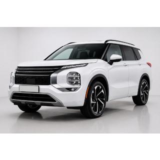 Інтегровані рейлінги чорні OEM (Алюміній) Mitsubishi Outlander 2021- рр. фото 2