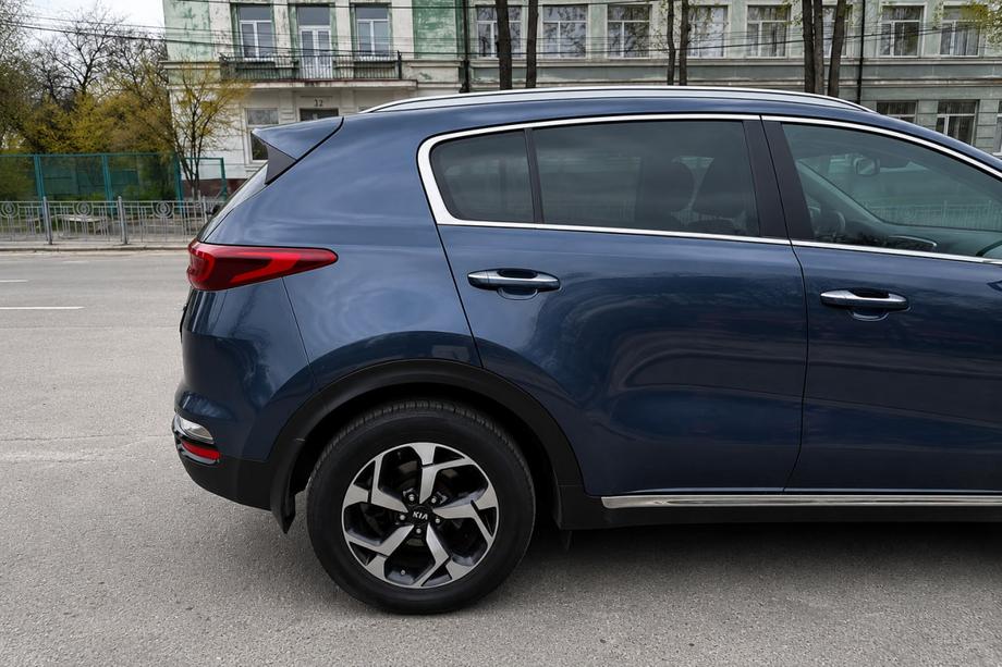 Kia Sportage 2015-2021 рр. Інтегровані рейлінги сірі OEM (ABS-пластик, установка на клей) Фото 2