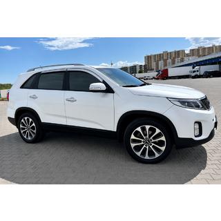 Рейлінги сірі OEM (Алюміній, установка на клей) Kia Sorento II XM 2009-2014 рр. фото 3