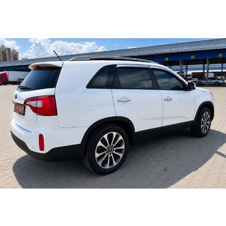 Рейлінги сірі OEM (Алюміній, установка на клей) Kia Sorento II XM 2009-2014 рр. фото 2