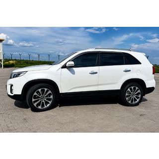 Рейлінги сірі OEM (Алюміній, установка на клей) Kia Sorento II XM 2009-2014 рр. фото 1