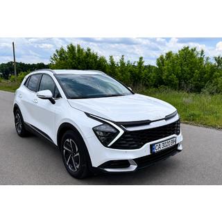 Інтегровані рейлінги сірі OEM (ABS-пластик, установка на клей) Kia Sportage 2021- рр. фото 1