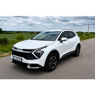 Інтегровані рейлінги сірі OEM (ABS-пластик, установка на клей) Kia Sportage 2021- рр. фото 2