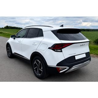 Інтегровані рейлінги чорні OEM (ABS-пластик, установка на клей) Kia Sportage 2021- рр. фото 2