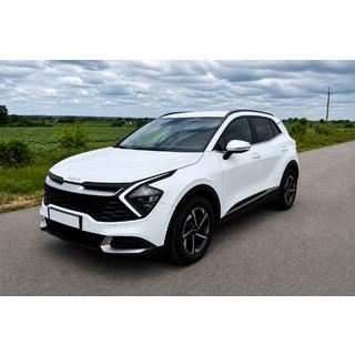 Інтегровані рейлінги чорні OEM (ABS-пластик, установка на клей) Kia Sportage 2021- рр. фото 3
