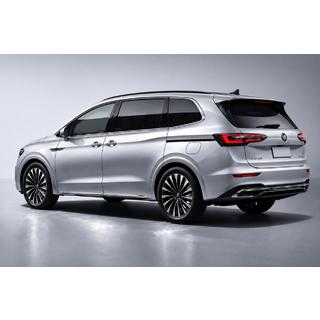 Інтегровані рейлінги чорні OEM (Алюміній, установка на клей) Volkswagen Viloran 2020- рр. фото 1