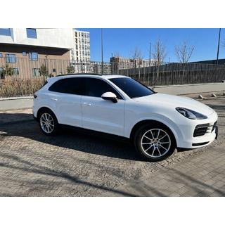 Інтегровані рейлінги чорні OEM (Алюміній, установка на клей) Porsche Cayenne 2018- рр. фото 2