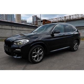 Інтегровані рейлінги хром OEM (Алюміній, установка на клей) BMW X3 G01 2018- рр. фото 1