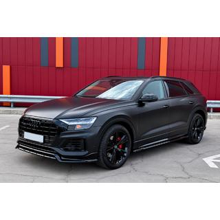 Інтегровані рейлінги чорні OEM (Алюміній, установка на клей) Audi Q8 2018- рр. фото 2