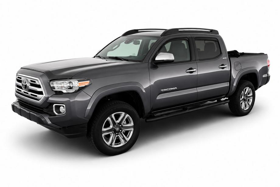 Toyota Tacoma 2015-2023 рр. Рейлінги чорні OEM (Алюміній) Фото 3