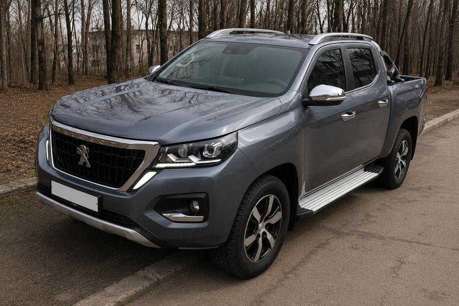 Peugeot Landtrek 2020- рр. Рейлінги сірі OEM (Алюміній, установка на болти) Фото 1