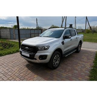 Рейлінги чорні OEM (ABS-пластик установка на клей) Ford Ranger 2011-2022 рр. фото 1