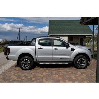 Рейлінги чорні OEM (ABS-пластик установка на клей) Ford Ranger 2011-2022 рр. фото 2