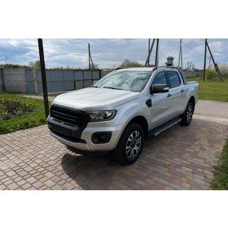 Рейлінги сірі OEM (ABS-пластик установка на клей) Ford Ranger 2011-2022 рр. фото 1