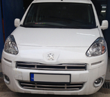 Citroen Berlingo 2008-2018 рр. Решітка цільна 2008-2012 (нерж) 2012↗ фото 2