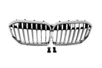 BMW 7 серія G11/G12 2015-2022 рр. Ніздрі 1 Bar (2019-2022, Chrome) фото 3