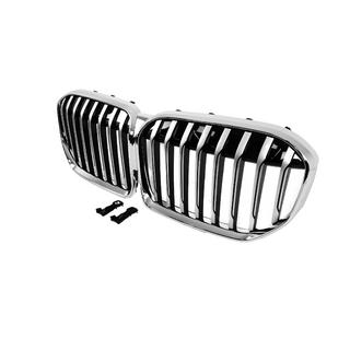 Ніздрі 1 Bar (2019-2022, Chrome) BMW 7 серія G11/G12 2015-2022 рр. фото 4