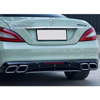 Задній дифузор з насадками Chrome (2015-2018, Дизайн GT63) фото 3