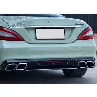 Задній дифузор з насадками Chrome (2015-2018, Дизайн GT63) фото 3