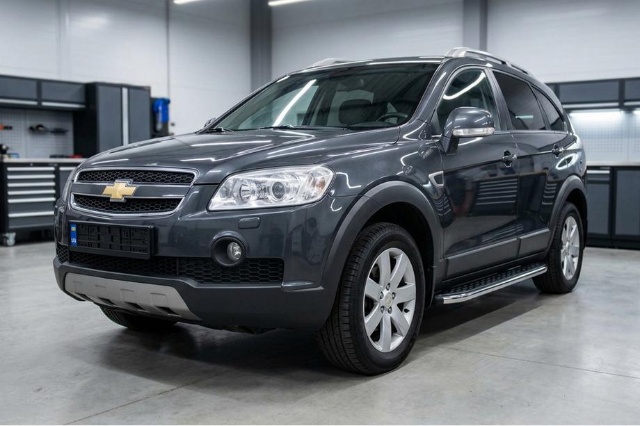 Chevrolet Captiva 2006-2019 рр. Бокові пороги BlackLine (2 шт., алюміній) Image