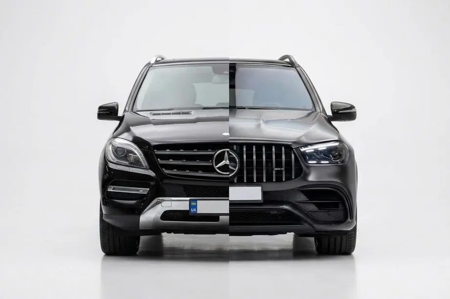 Mercedes GLE/ML class W166 2011-2018 рр. Комплект рестайлінгу в W167 GLE63 Фото 1