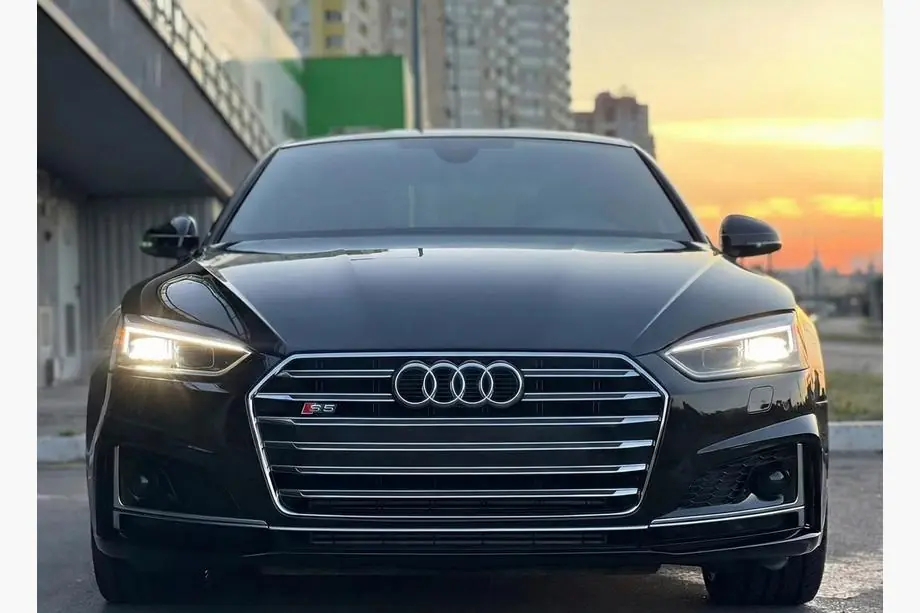 Audi A5 2016-2025 рр. Передня решітка S-style (2016-2019, з хромом) Фото 1