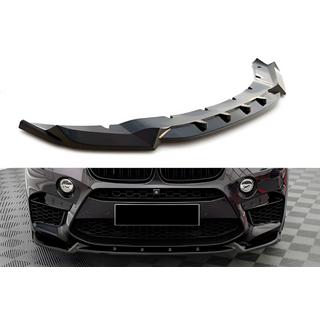Передня Lip накладка DPT V-2 (Для X6M F86, чорний глянець) BMW X6 F16 2014-2019 рр. фото 1