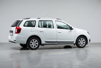 Renault Logan MCV 2013-2022 рр. Бокові пороги BlackLine (2 шт, алюміній) фото 1