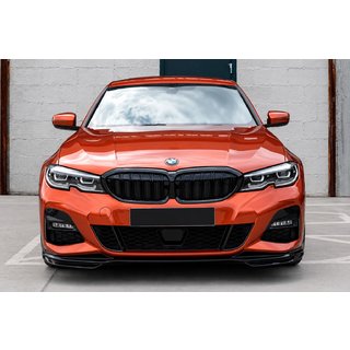 Накладка на передній бампер Lip MP-Style (для M-Sport 2018-2022, ABS) BMW 3 серія G20/G21 2018- рр. фото 1