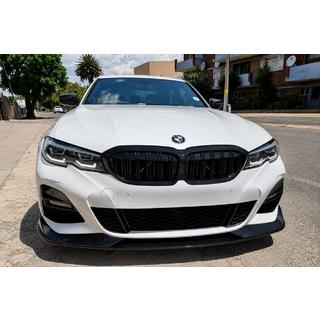 Накладка на передній бампер Lip AC-Style (для M-Sport 2018-2022, ABS) BMW 3 серія G20/G21 2018- рр. фото 2