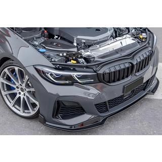 Бокові решітки бампера (для M-Sport 2018-2022, ABS) BMW 3 серія G20/G21 2018- рр. фото 3