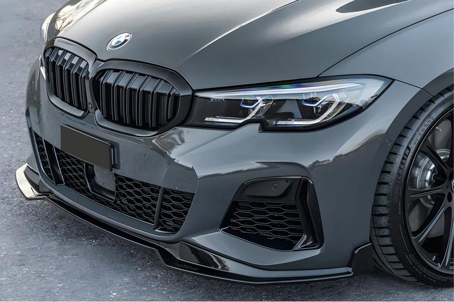 BMW 3 серія G20/G21 2018- рр. Бокові решітки бампера (для M-Sport 2018-2022, ABS) Фото 1