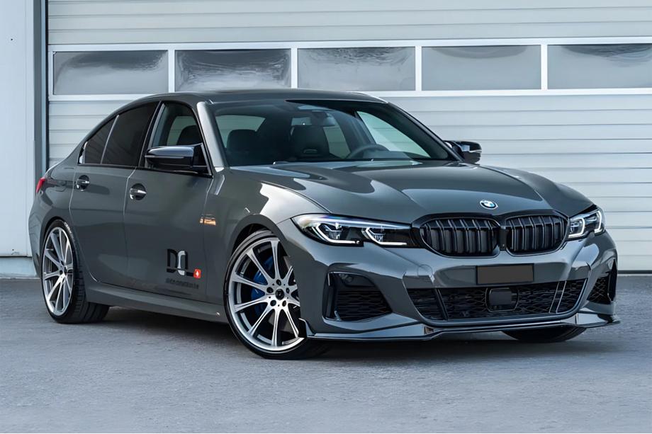BMW 3 серія G20/G21 2018- рр. Бокові решітки бампера (для M-Sport 2018-2022, ABS) Фото 2