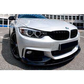 Передня Lip накладка MP-Style (для M-Sport, чорний глянець) фото 4