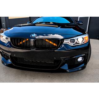 Передня Lip накладка MP-Style (для M-Sport, чорний глянець) фото 2