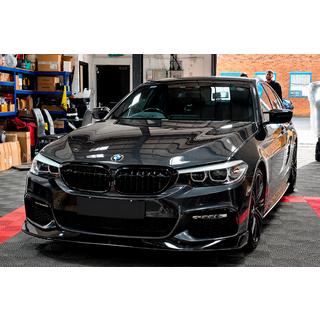 Накладка на передній бампер Lip AC-Style (для M-Sport 2017-2020, ABS) BMW 5 серія G30/G31 2017-2023 рр. фото 1