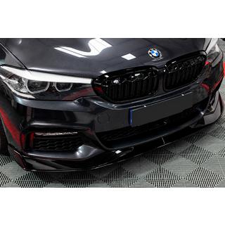 Накладка на передній бампер Lip AC-Style (для M-Sport 2017-2020, ABS) BMW 5 серія G30/G31 2017-2023 рр. фото 4