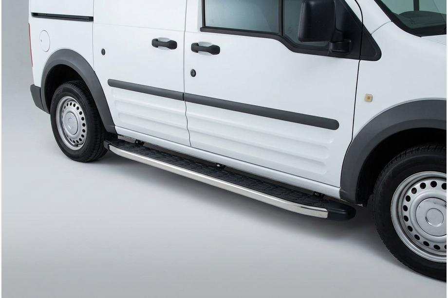 Ford Connect 2002-2006 рр. Бокові пороги BlackLine (2 шт, алюміній) Image