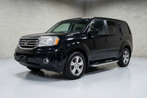 Honda Pilot 2008-2015 рр. Бокові пороги BlackLine (2 шт, алюміній) фото 1