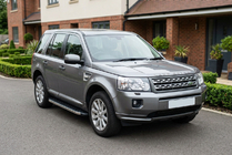 Land Rover Freelander II 2006-2014 рр. Бокові пороги BlackLine (2 шт, алюміній) фото 1