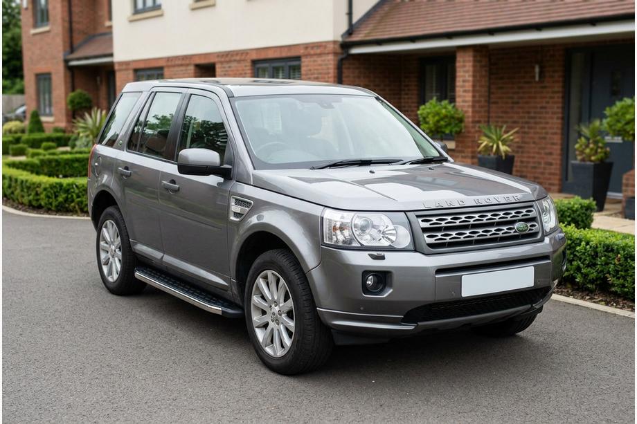 Land Rover Freelander II 2006-2014 рр. Бокові пороги BlackLine (2 шт, алюміній) Image