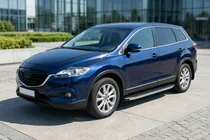 Mazda CX-9 2007-2016 рр. Бокові пороги BlackLine (2 шт, алюміній) фото 1