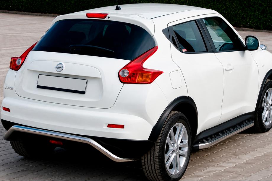 Nissan Juke 2010-2019 рр. Бокові пороги BlackLine (2 шт, алюміній) Image