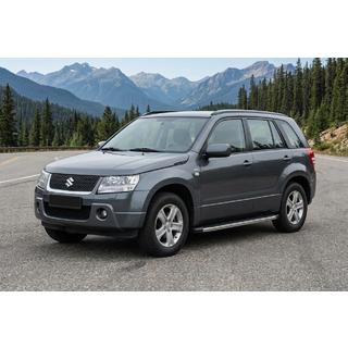 Бокові пороги BlackLine (2 шт, алюміній) Suzuki Grand Vitara 2005-2017 рр. фото 1