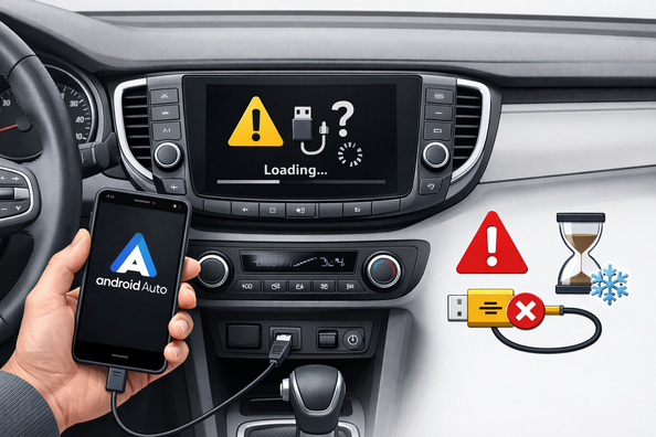 Чому Android Auto не працює або висне?