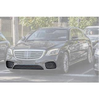 Комплект решіток в бампер 2018-2021 (S65 AMG, хром) фото 1