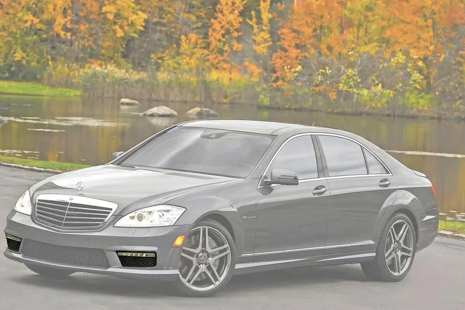 Mercedes S-class W221 2005-2013 рр. Комплект решіток в протитуманки (S63/65) Фото 1